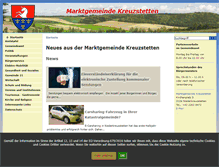 Tablet Screenshot of kreuzstetten.gv.at